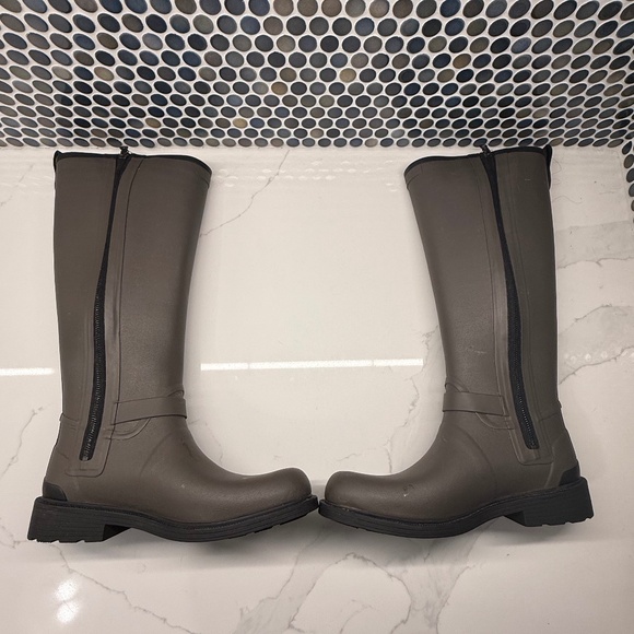 Rag and Bone Tall Moto Rain Boots - Picture 3 of 7